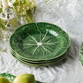 Le Jardin Cabbage 3-D Salad Plate 9in