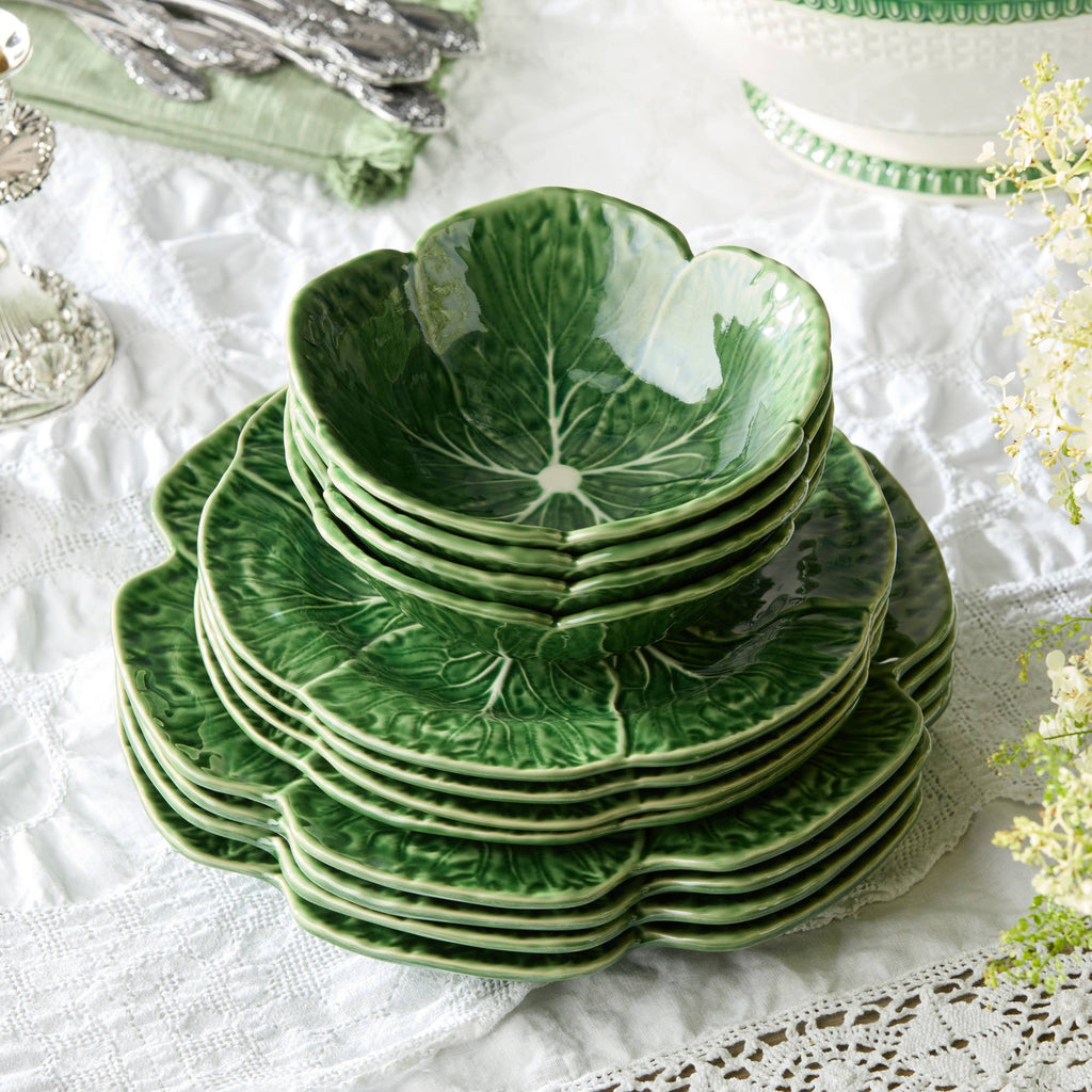 Le Jardin Cabbage 3-D Cereal Bowls 16oz