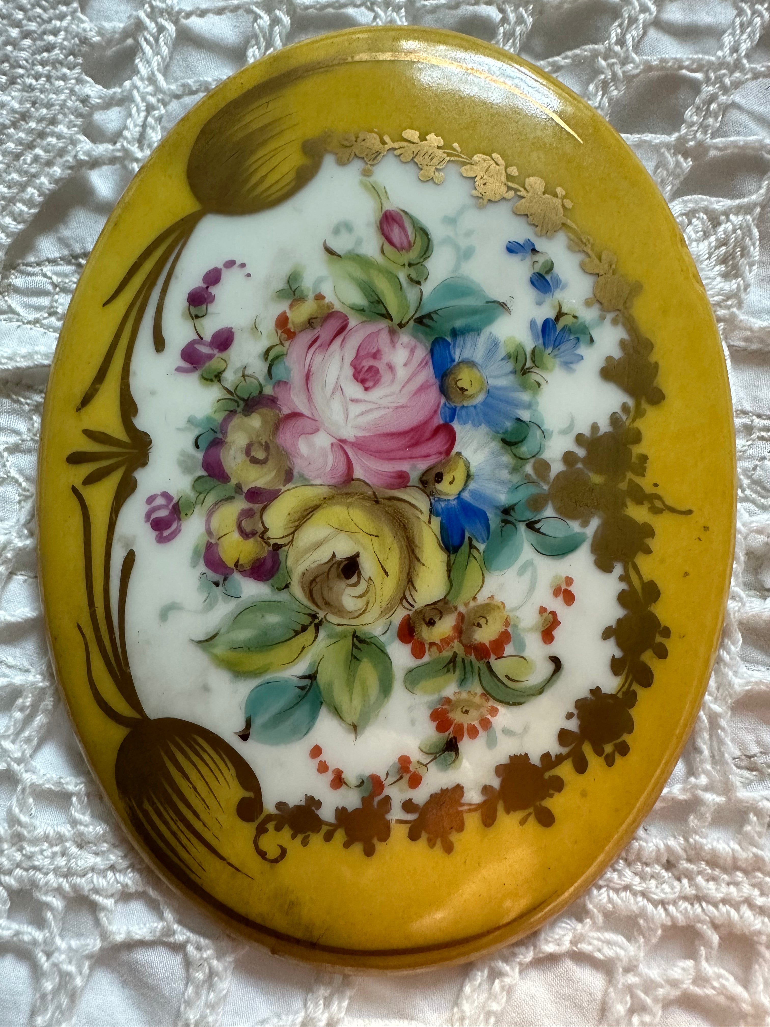 ANTIQUE SÈVRES-STYLE PORCELAIN PLAQUE | 5.25" x 3.875"