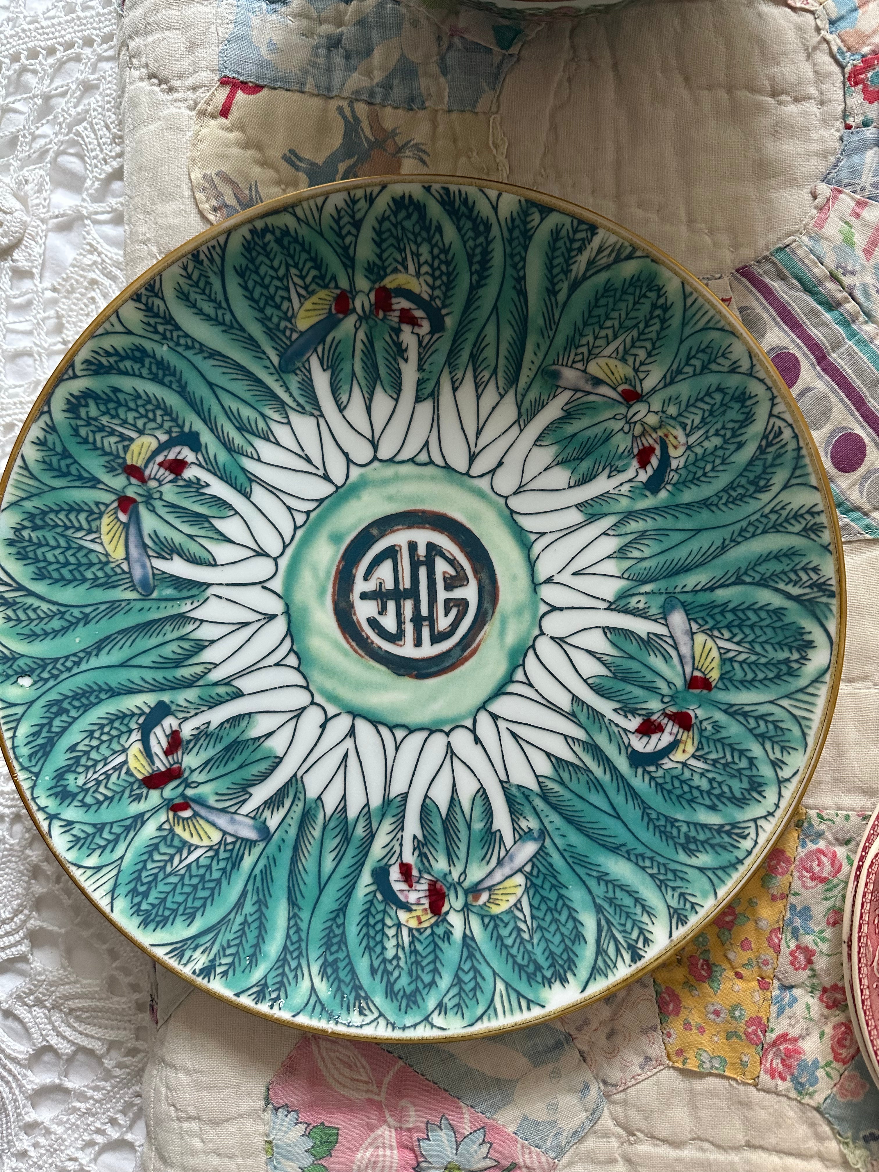 Vintage Bok Choy Plate