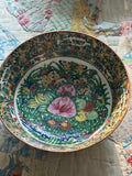 Vintage Famille Rose Thousand Butterfly Bowl