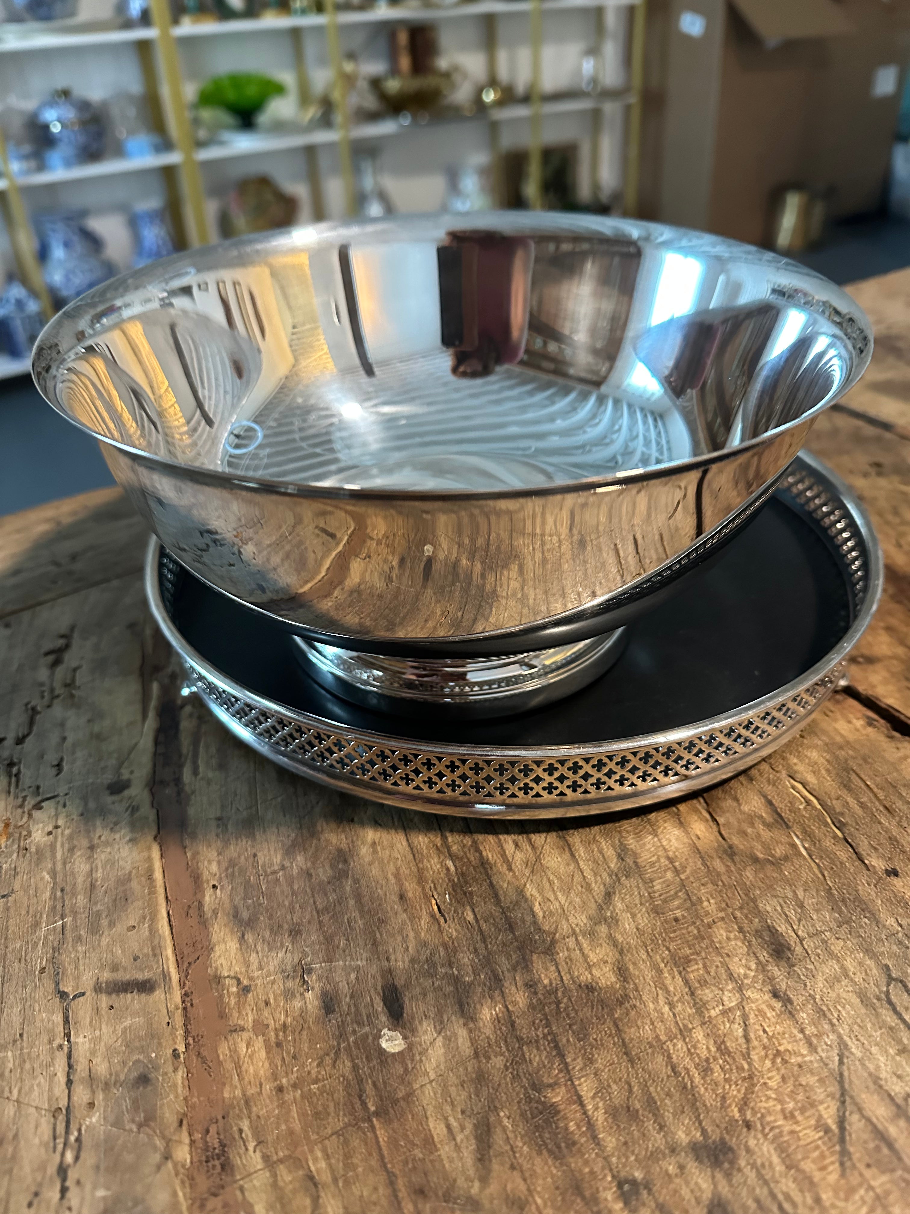 Vintage Silver Plate Revere Bowl – 9 Inches