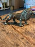 Vintage Brass Lion Figurine