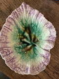 Griffin, Smith & Hill Etruscan Majolica Begonia Leaf Bowl | Circa 1879–1890