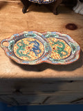 Antique Double Dragon Snack Plate – 8.25”