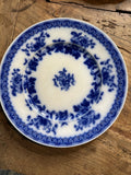 Antique J&G Meakin Flow Blue Plate