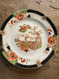 Antique Royal Staffordshire Imari Plate 7"