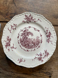 Vintage Mason’s Watteau Mulberry Transferware Plate
