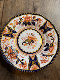 Coalport English Imari Plate – Cobalt, Iron Red & Gilding, 9 Inches
