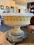 Vintage Italian Majolica Centerpiece Planter by San Marco