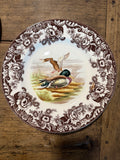 Spode Woodland Mallard Pair Dinner Plate — 10.5 Inches