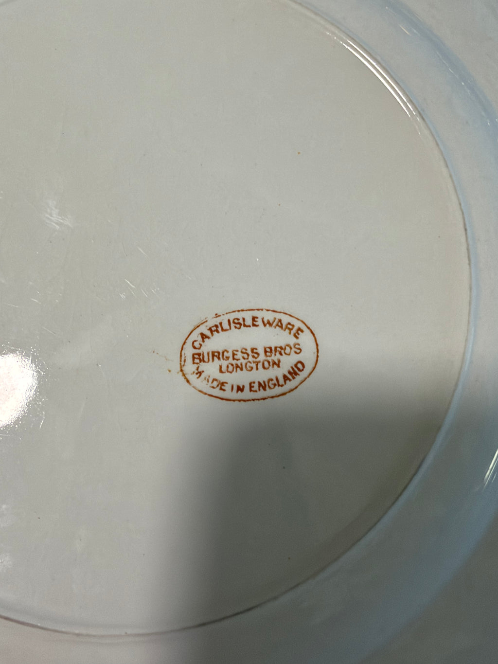 Antique Burgess Brothers Carlisleware Imari Salad Plate — 9”