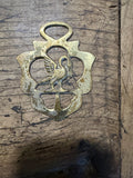 Brass Horse Brass with Bird Motif