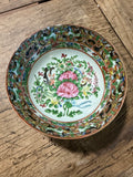 Antique Chinese Export Famille Rose Butterfly & Floral Bowl – 5.25 Inches