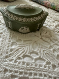 Green Wedgewood Jasperware Trinket box