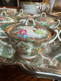 Set of Six Antique Famille Rose Bouillon Bowls | Antique Chinese Porcelain | 4”