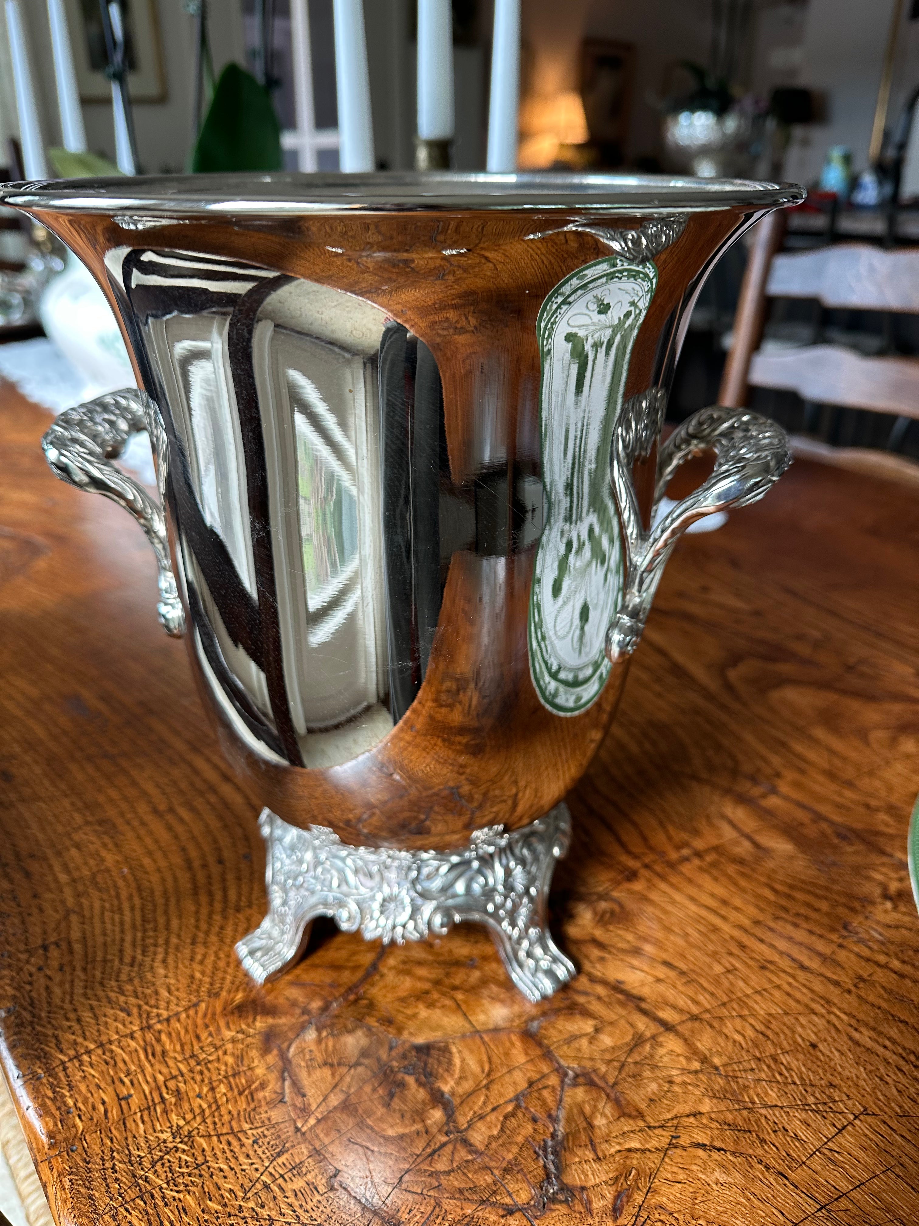 Vintage Reed & Barton Silver Plate Champagne Bucket