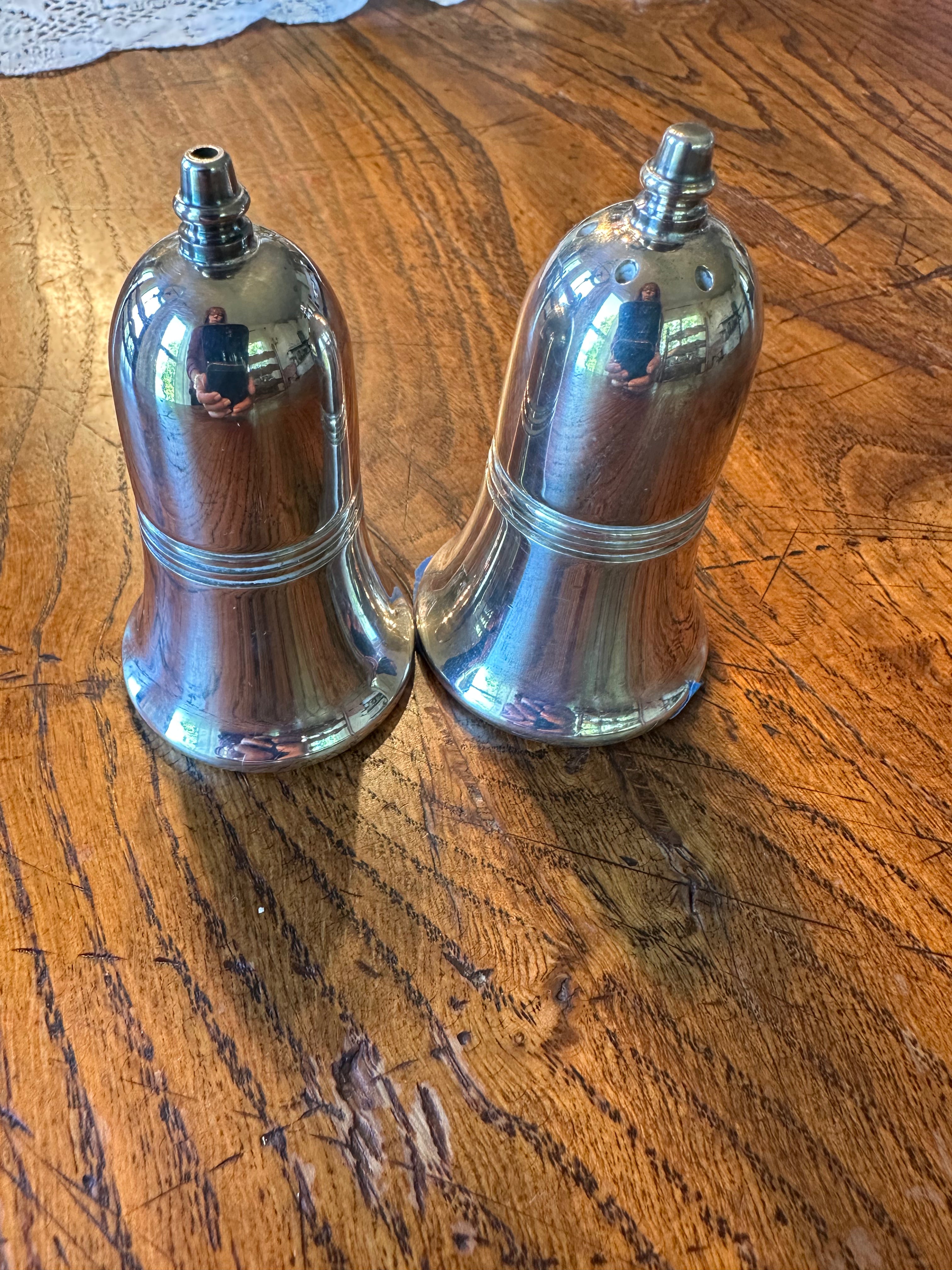 Vintage Arthur Price Silver Plate Salt & Pepper Shakers | Pair