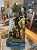 Vintage Staffordshire Style Traveling Musicians Figure | 10.25"