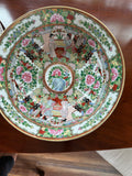 Vintage Chinese Rose Medallion Punch Bowl | 10"