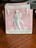 Vintage Pink Wedgwood Jasperware Bud Vase
