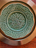 Bordallo Pinheiro Green Floral Salad Plate 9" | Portuguese Majolica