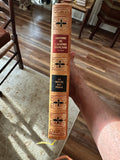 Vintage French Brown Leather Book