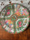 Antique Rose Medallion Porcelain Plate – 8 Inches – Hand-Painted Chinese Export